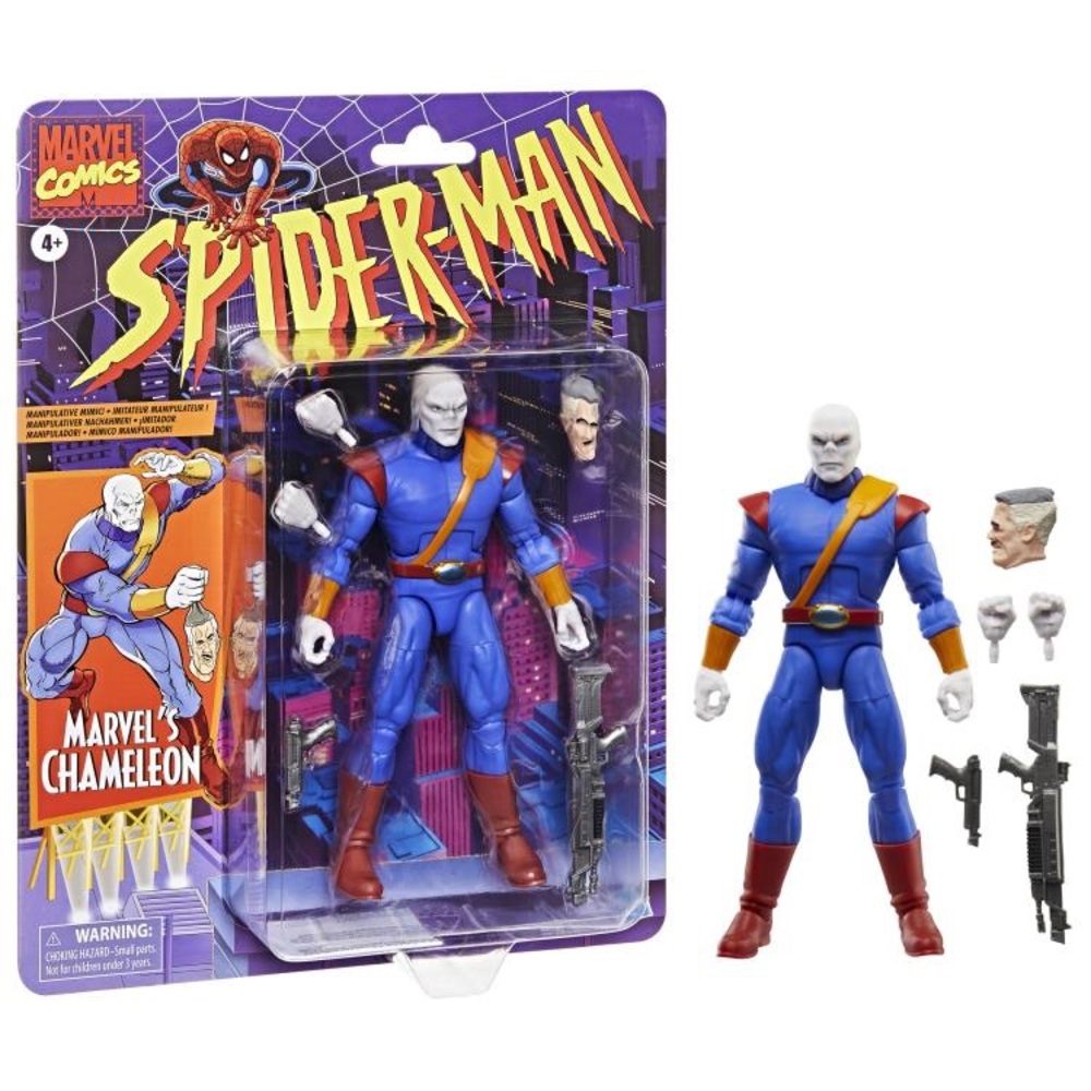 Marvel Legends Spider-Man Retro Chameleon 6" Action Figure 2025 Hasbro Sealed